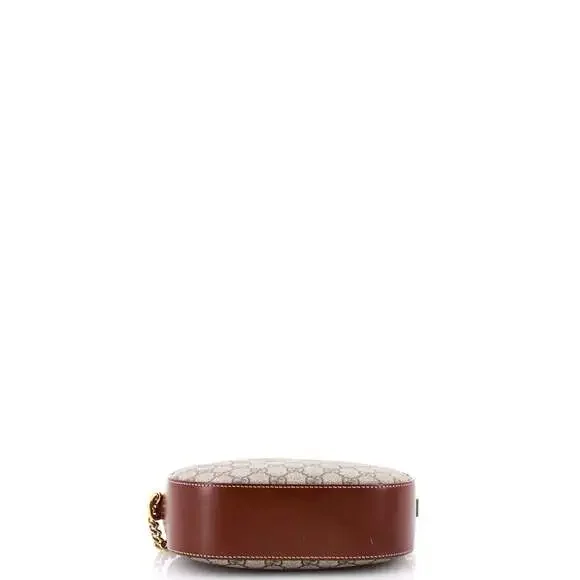 Gucci Chain Crossbody Bag Gg Coated #220278G12B - Picture 4 of 7